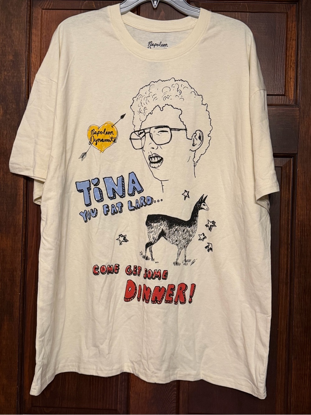 Napoleon Dynamite Shirt Mens Size 2XL Tina You Fat Lard Graphic Tee Movie  NWT